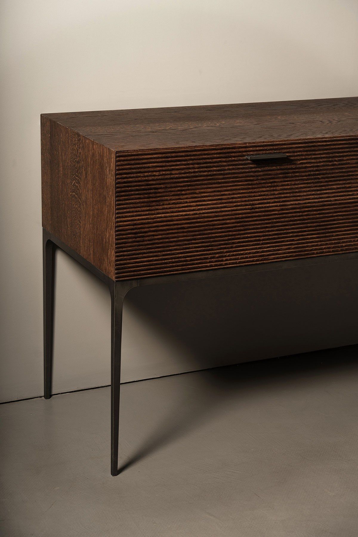 Деревянный одиночный напольный умывальник с ящиками Inbani решетки ARCH-00051614 - Вид №2