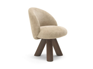 Мягкий стул из ткани