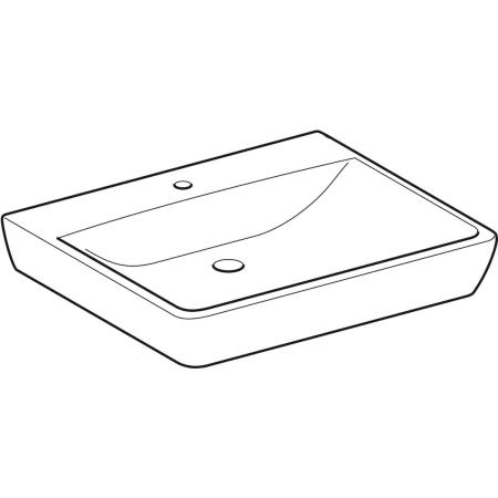 258555000 Раковина Geberit Renova Comfort, безбарьерная Geberit  - Вид №9