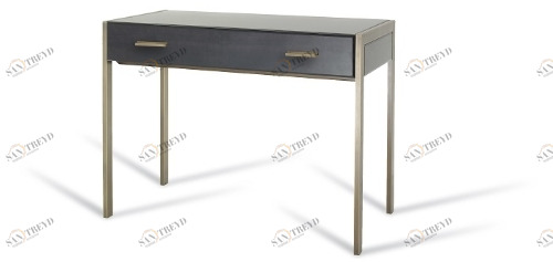 Туалетный столик с выдвижным ящиком черный, бежевый Ettore RVASTLEY PUSHA 061007 Бежевый;черный 