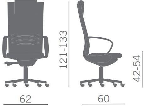 Kastel Офисный стул с подголовником King sun-id-1461819 - Вид №3