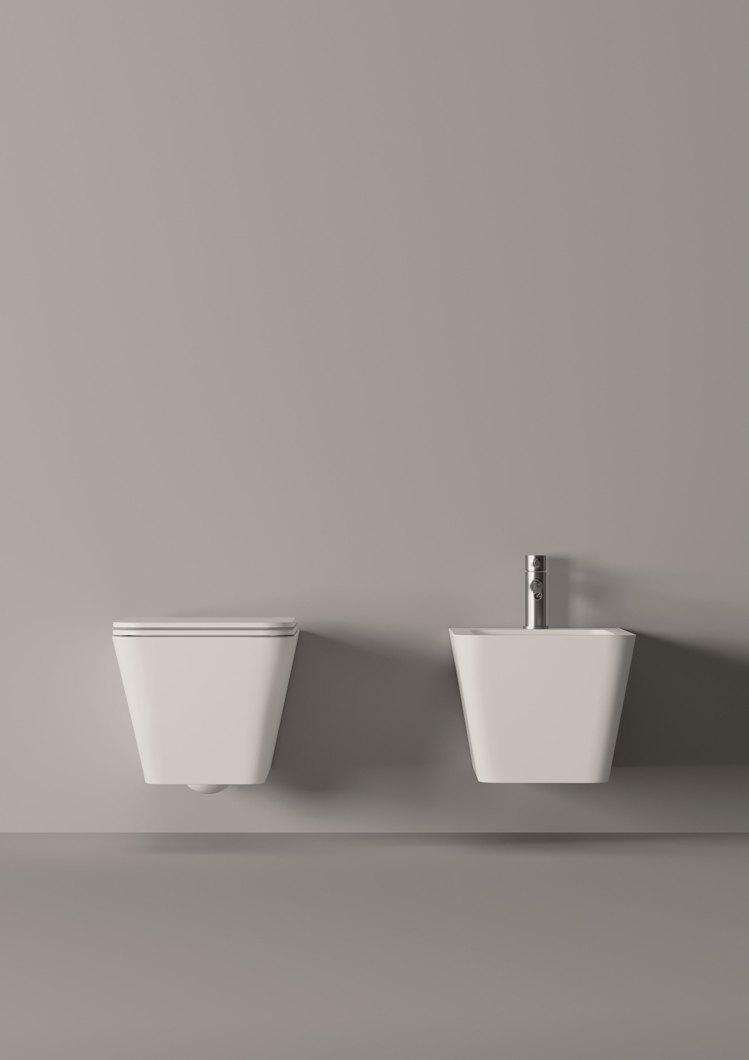 Керамическое подвесное биде с переливом Alice Ceramica HIDE ARCH-00017154