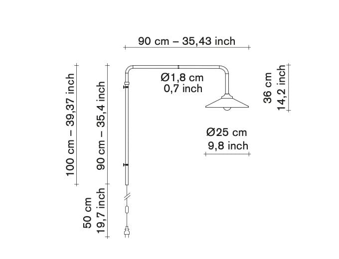Металлический настенный светильник valerie_objects Подвесные светильники ARCH-00107189 - Вид №8