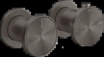 Смеситель для душа 66132 707 Gessi Origini ЧЕРНЫЙ МЕТАЛЛ BR. PVD