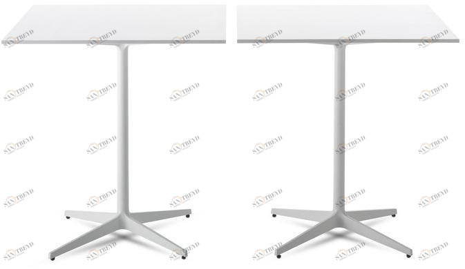MDF Italia Квадратный стол с основанием 4 звезды sun-id-1438658
