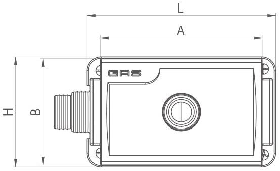 TECO Газовая коробка скрытого монтажа с выпускным патрубком K2 sun-id-1409278 - Вид №2