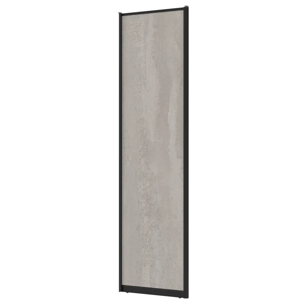 Дверь-купе KONSENSA 225.5x70.4 см МДФ цвет бетон профиль черный 89443987 STLM-2168913  - Вид №2