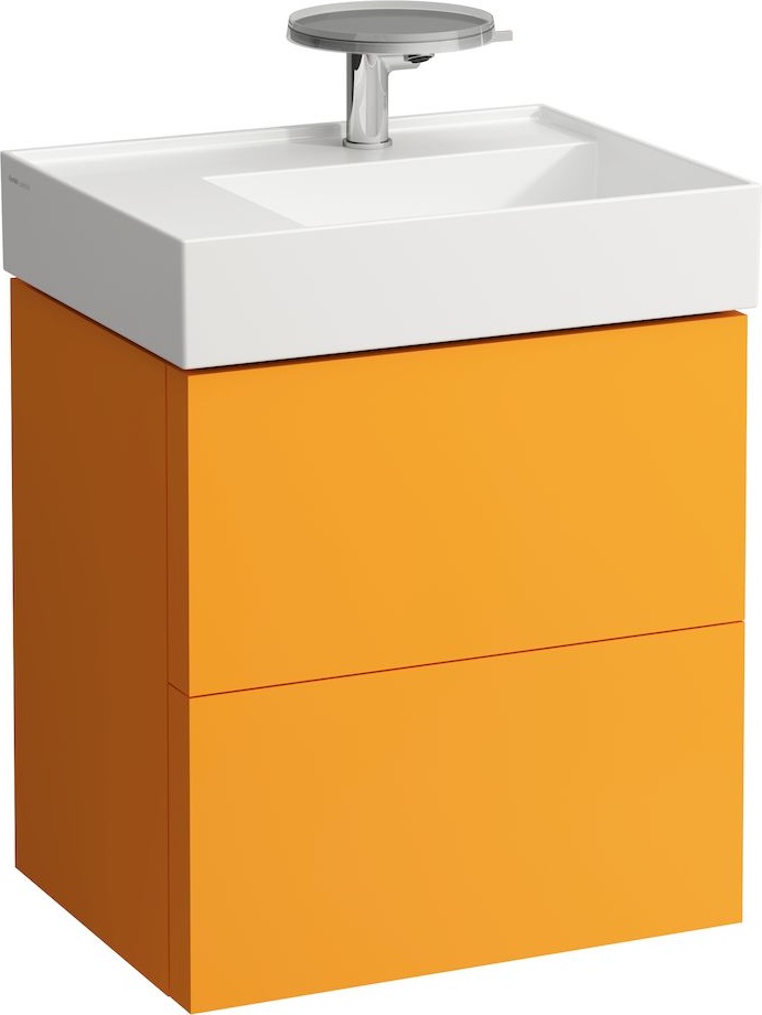 H8103357591121 Раковина с полочкой слева, со специальным скрытым сливом LAUFEN PRO - Вид №4