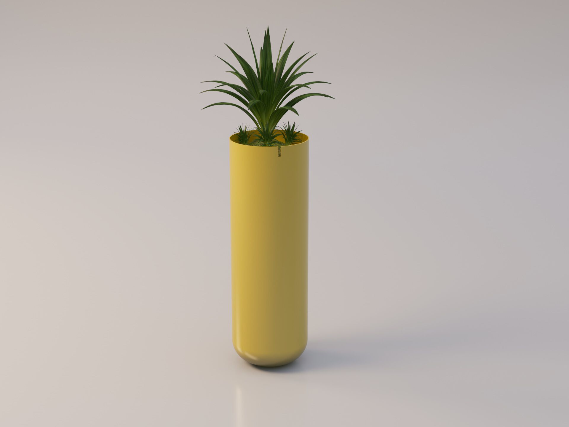 Высокий плантатор из оцинкованной стали Viscio Urban Design TIMO ARCH-00104930 - Вид №1