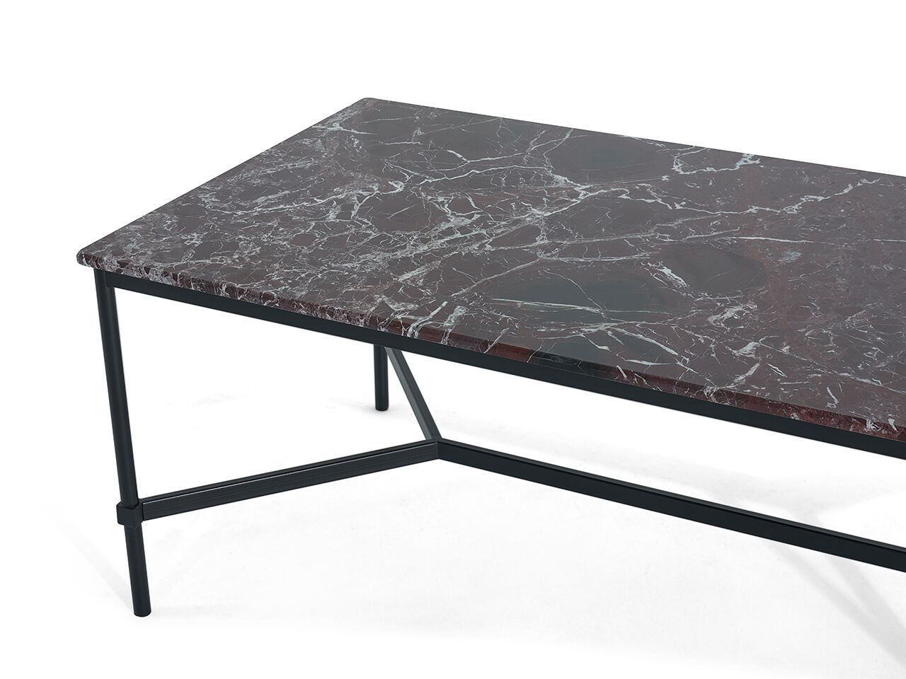 Прямоугольный обеденный стол с мраморной столешницей NDESIGN Ezora ARCH-00004962 - Вид №1