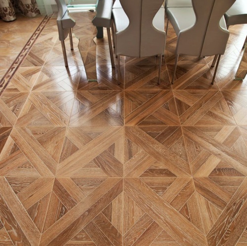 Модульный паркет Marco Ferutti Linea Linea Экспрешен Дуб (Гладкая) 405х405 мм 2600600034 - Вид №1