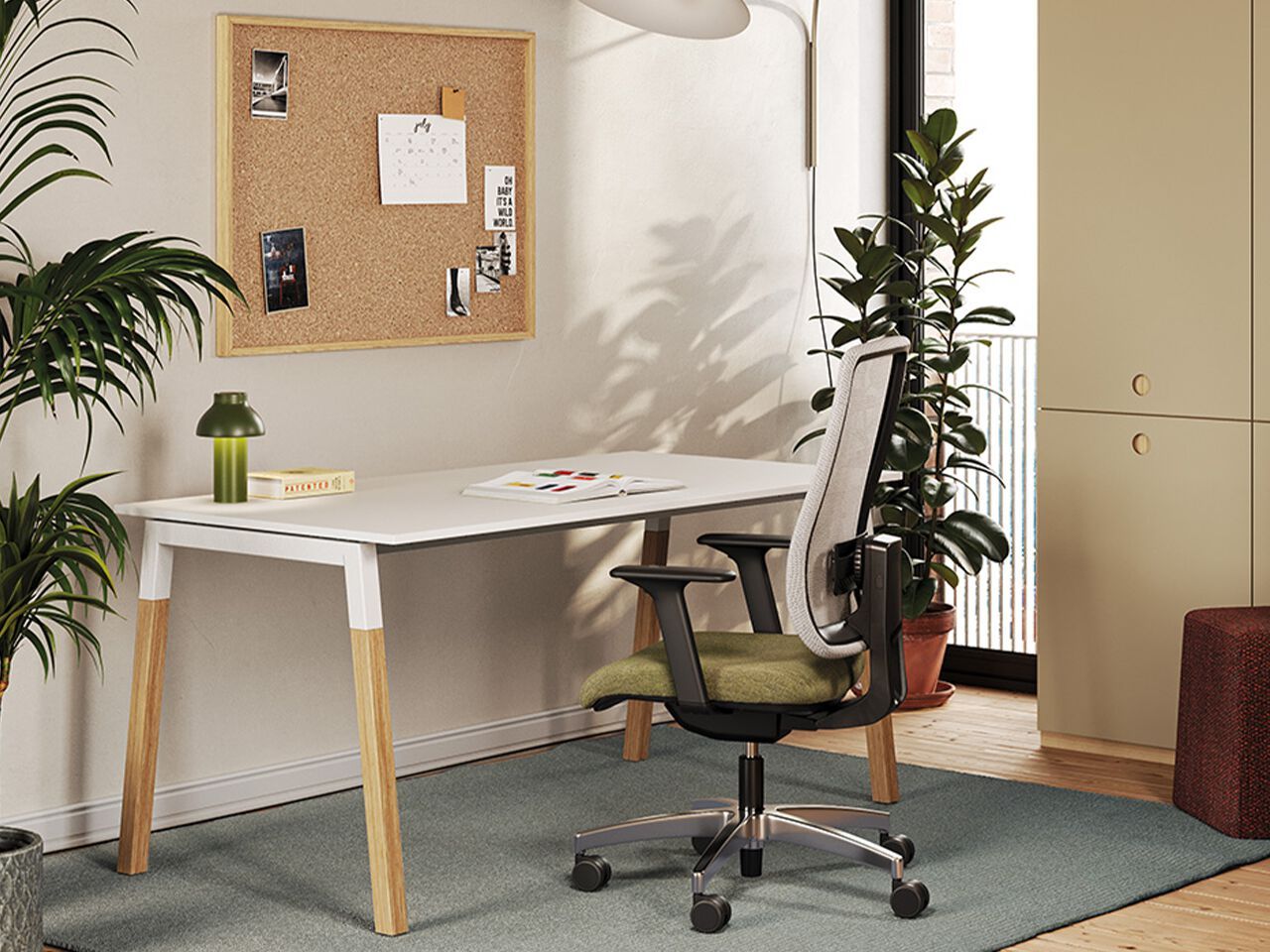 5 спиц ткань поворотный операционный стул FREZZA Дензел ARCH-00074646 - Вид №3