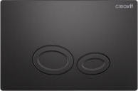 GP2002.04 Кнопка для инсталляции DROP АНТРАЦИТ Creavit Drop