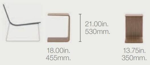 Andreu World Сервиз стол из дуба Arc table Me5486 - Вид №13