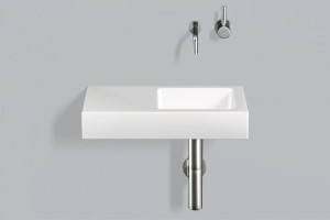 4274000401 Умывальник, wt.qs525.r, белая, противомикробное Alape серия Q