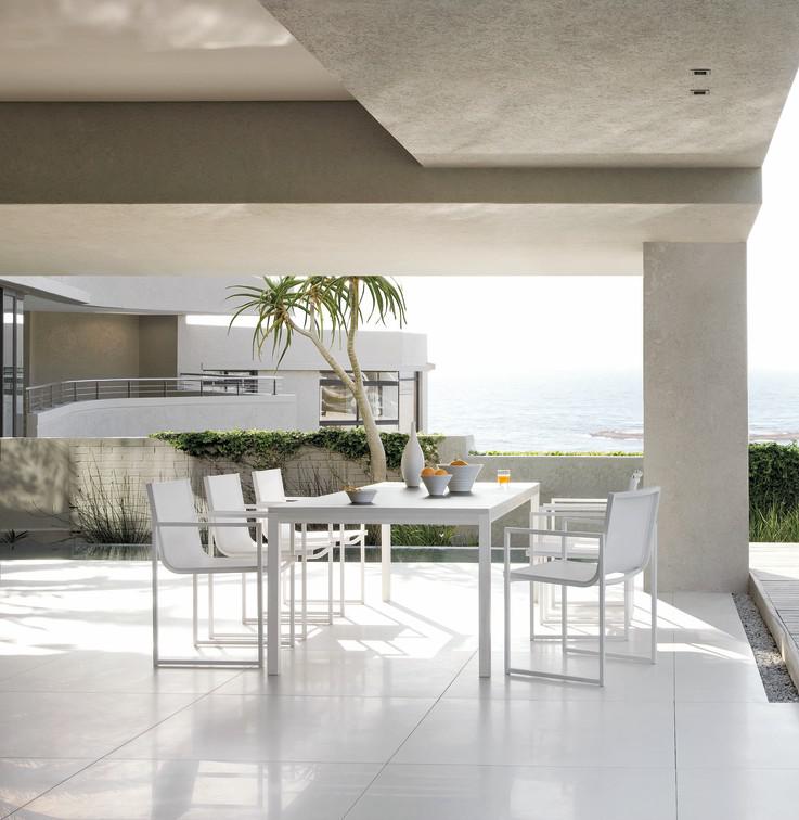 Стул лава текстиль черный Manutti Latona MNST908 - Вид №4