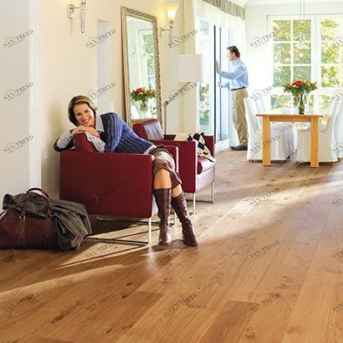 Паркетная доска Haro 4000 Series Top connect Маркант масло воск 2v фаска Дуб Рустик с брашью (Текстурированная) 2200х180 мм 523816