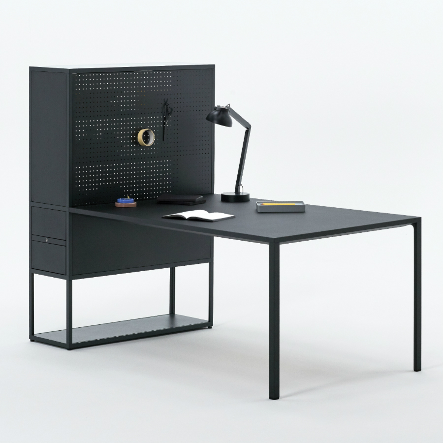 Лампа настольная PC Double, черная Hay 419097BLACK - Вид №1