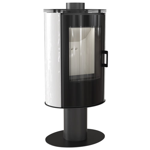 Печь-камин Kratki KOZA/AB/S/N/O/GLASS/KAFEL (3 цвета) 5079 - Вид №1