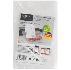 9297245 Пакеты для вакуумного упаковщика CASO 3 Sterne 20х30