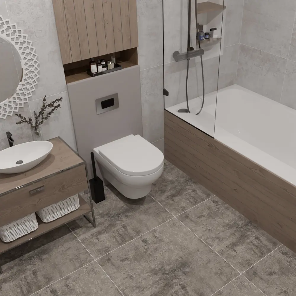 Керамогранит Axima Omaha с эффектом бетона 60×60 см 89434348 STLM-1565100