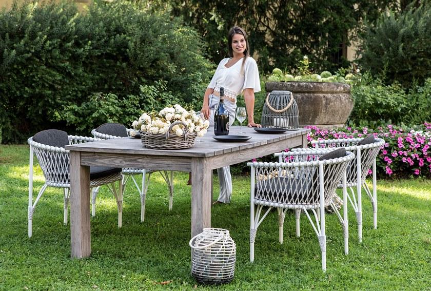 cbdesign Садовый стул из синтетического волокна с подлокотниками Karon N071n1 - Вид №9