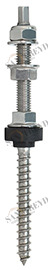 Винт NW 31 12 250 NW31 Tecfi Ø12  M12 x 250 
