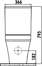 SO361-00CB00E-0000 SOLO Унитаз совмещенный с биде Creavit Solo - Вид №4