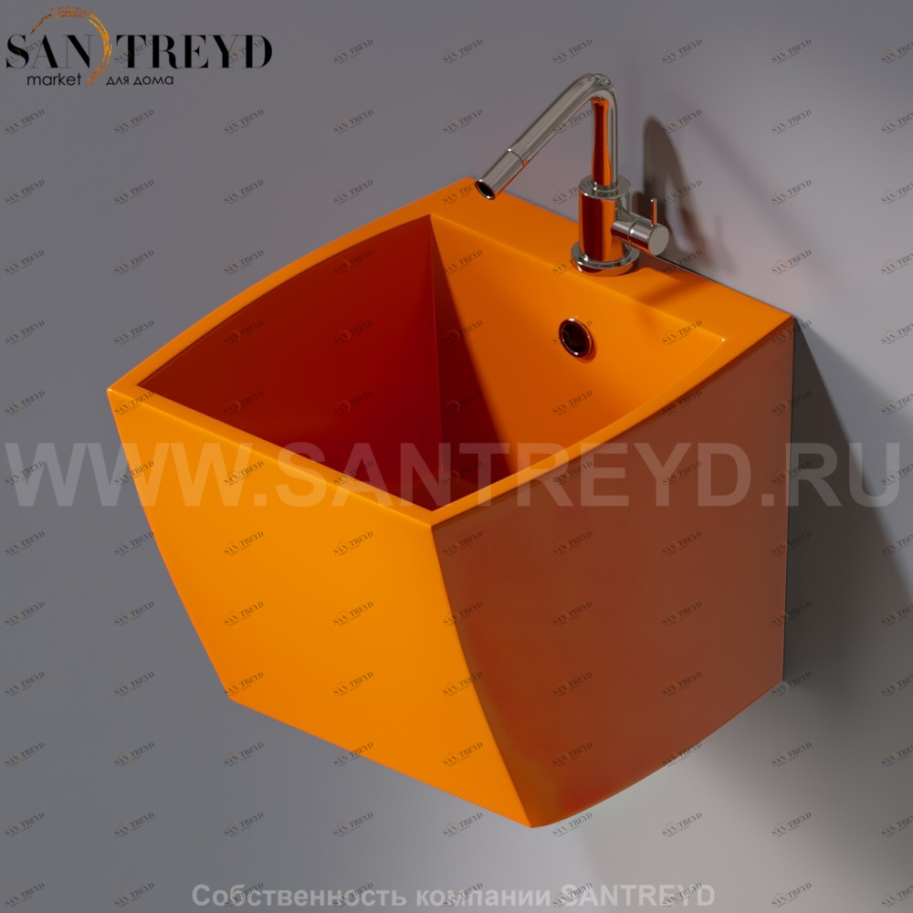 L253.114 Подвесная раковина настенная овальная A. e T. Italia SQUARE AeT ITALIA