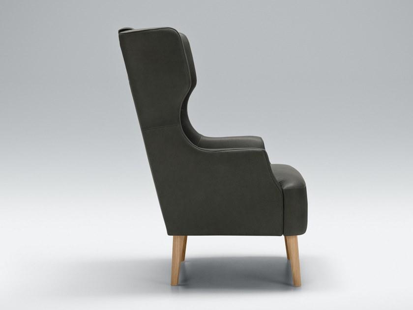 Sits Стеганое кожаное кресло с подлокотниками Play sun-id-1376079 - Вид №1