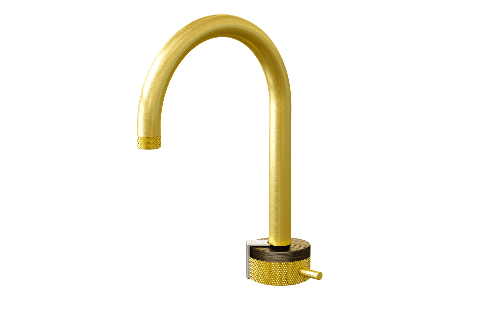 E-11502-R1VBB-L2BNi-BB Однорычажный прогрессивный смеситель для раковины - излив 16см GRAFF MOD+