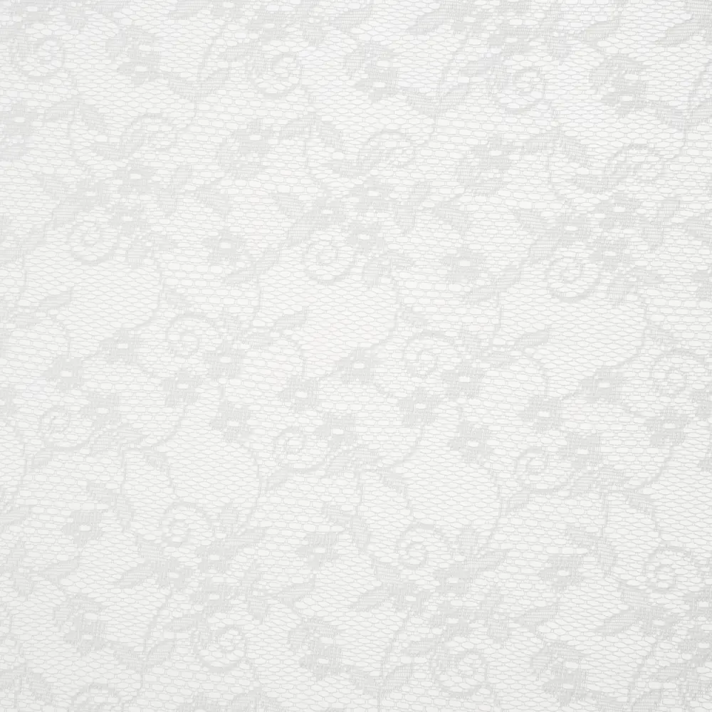 Тюль на ленте «Ажур» 250х260 см полиэстер цветы цвет экрю AMORE MIO STLM-2159780 - Вид №3