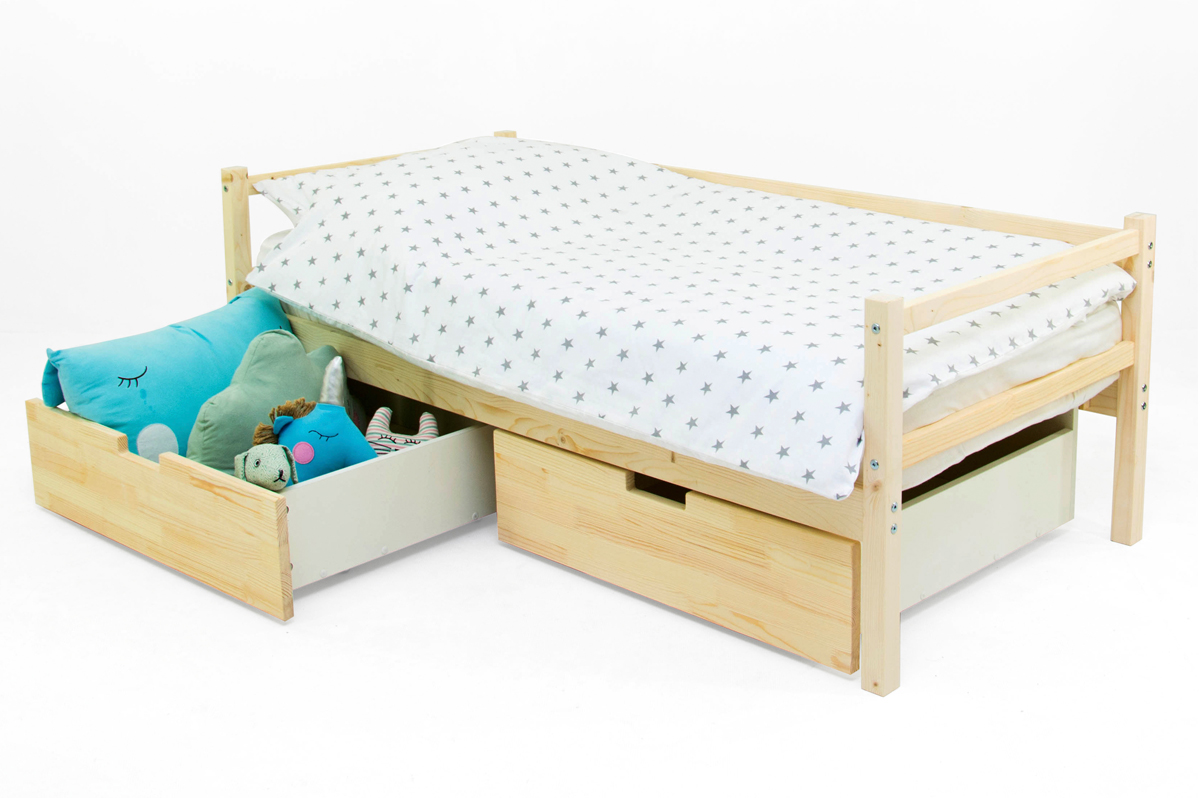 Детская кровать-тахта Svogen натуральная БЕЛЬМАРКО  326814 Бежевый Santreyd  - Вид №3