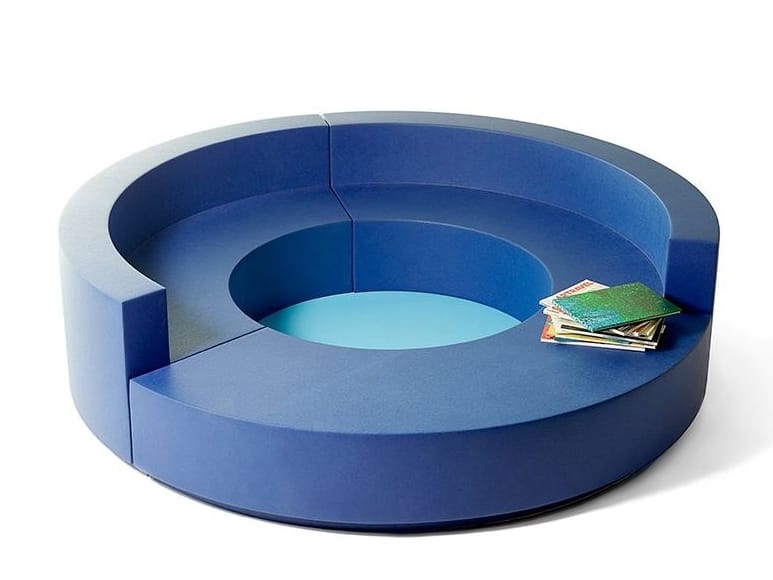 Изогнутый модульный диван для контрактной пены QM Quinze & Milan Little Miss O ARCH-00028399