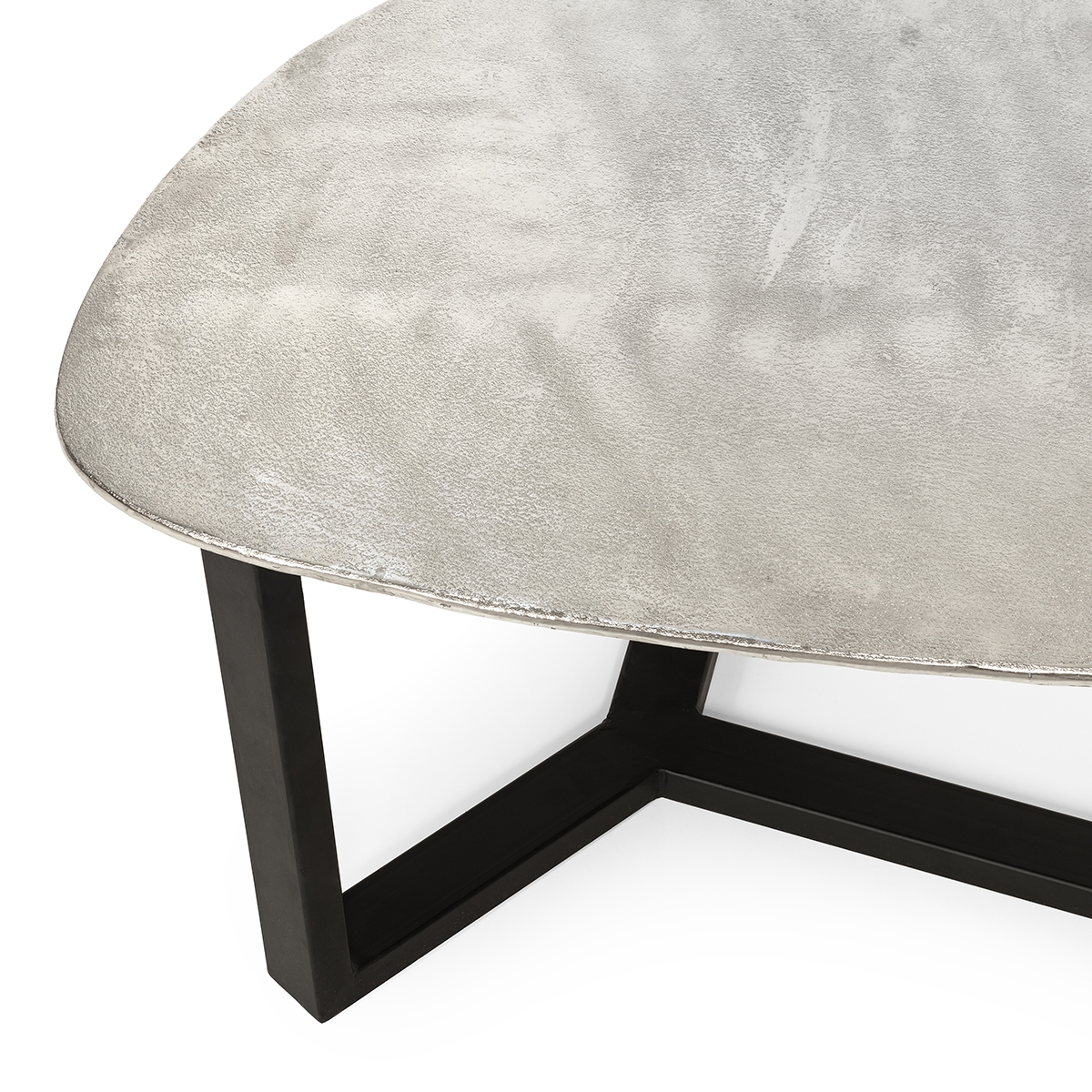 450241-02 ABHIKA КОФЕЙНЫЙ СТОЛ COMBY H36 56X86 SILVER  - Вид №1