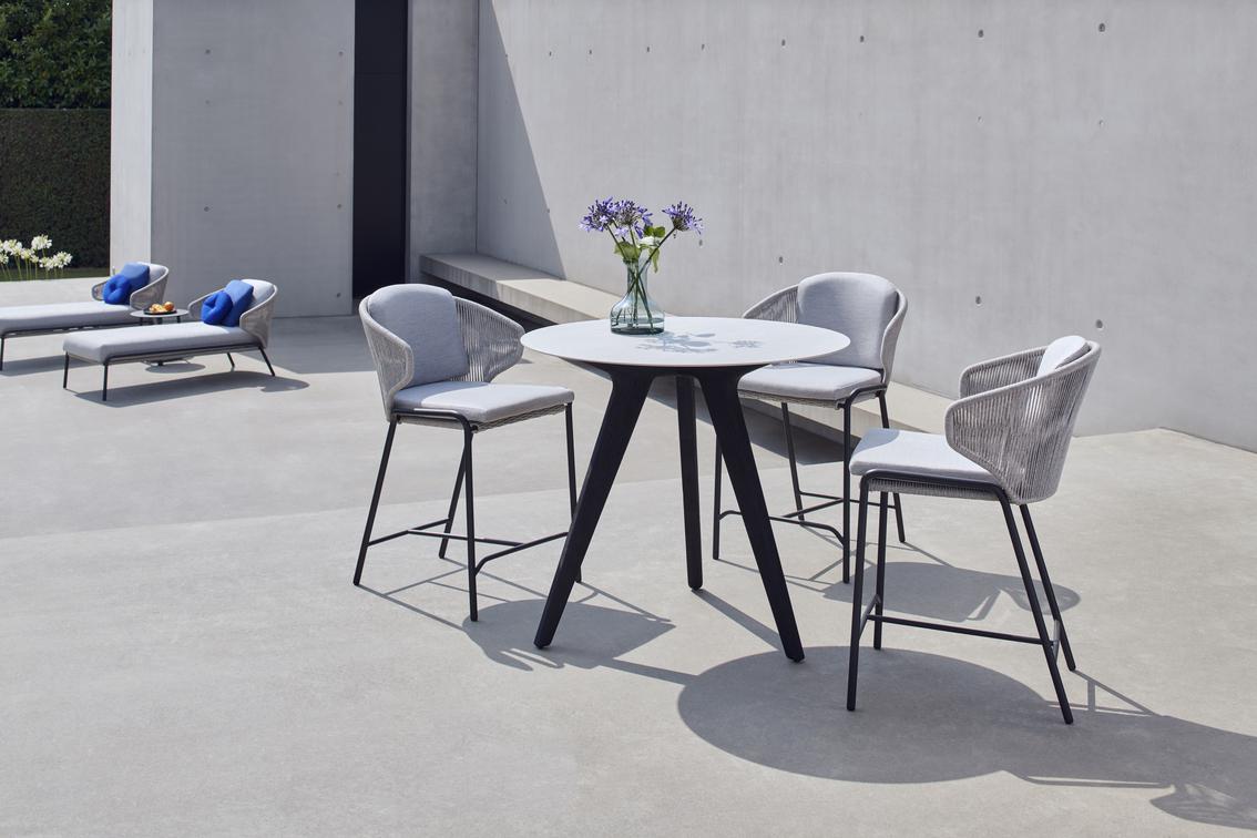 MNST561 Барный стул 61 веревка кремень перец Manutti Radius - Вид №2