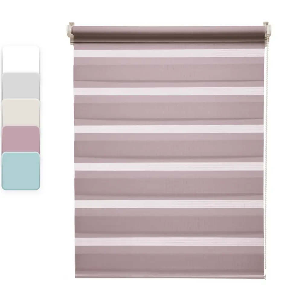 INSPIRE Peter - Рулонная штора день-ночь сиреневая 100×160 см 85225652 STLM-0060086