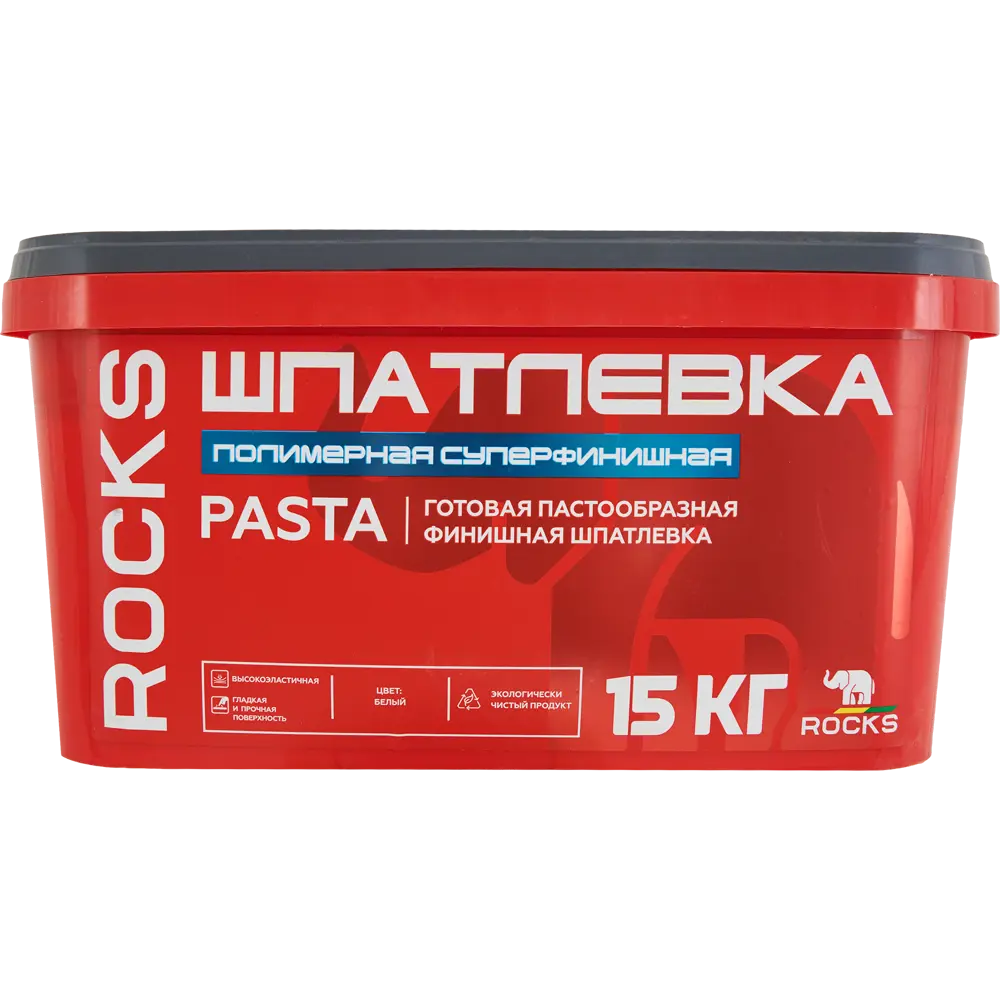 Шпатлевка полимерная суперфинишная Rocks pasta 15 кг STLM-2082862