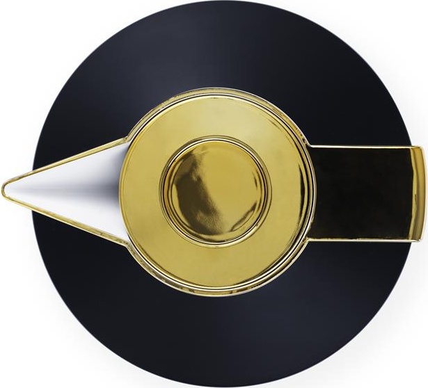 251553 Geo Vacuum Jug черный / золотой Normann Copenhagen  - Вид №1