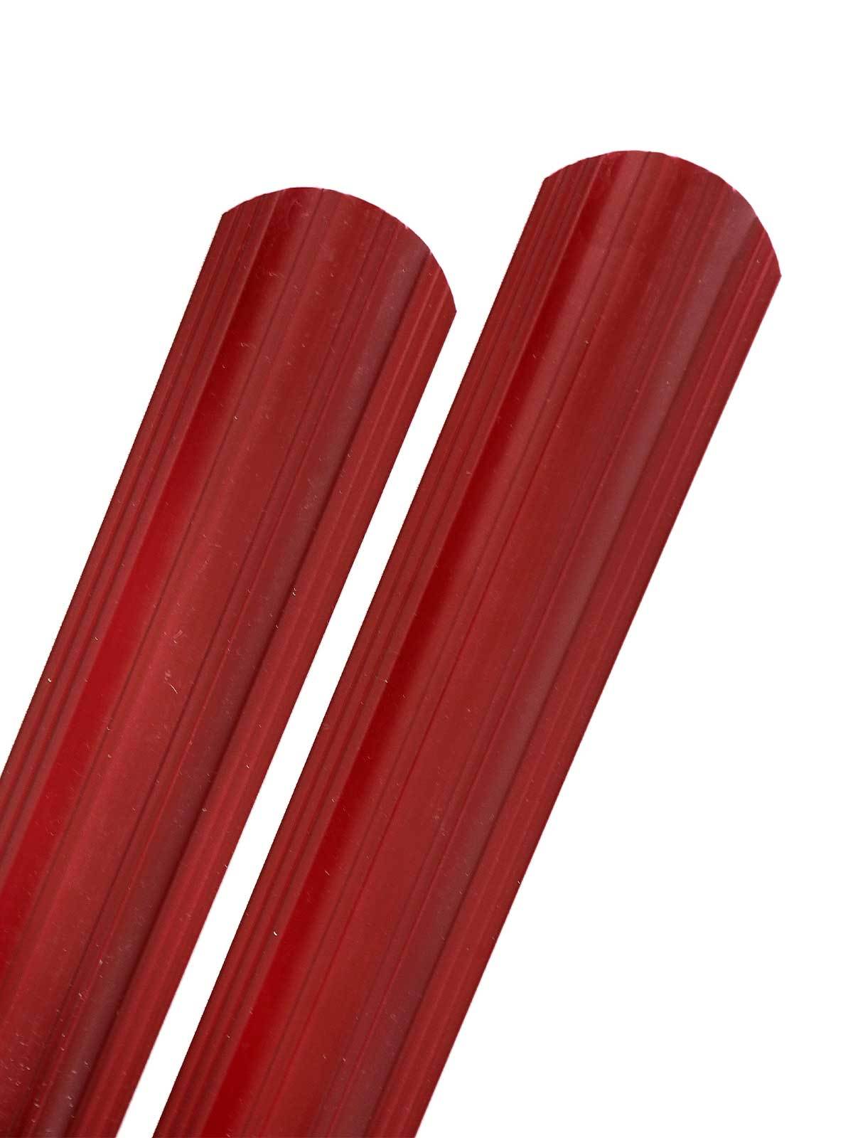 Штакетник пластиковый терракот RAL 3011 ГеоПластБорд GPBST-159 - Вид №5