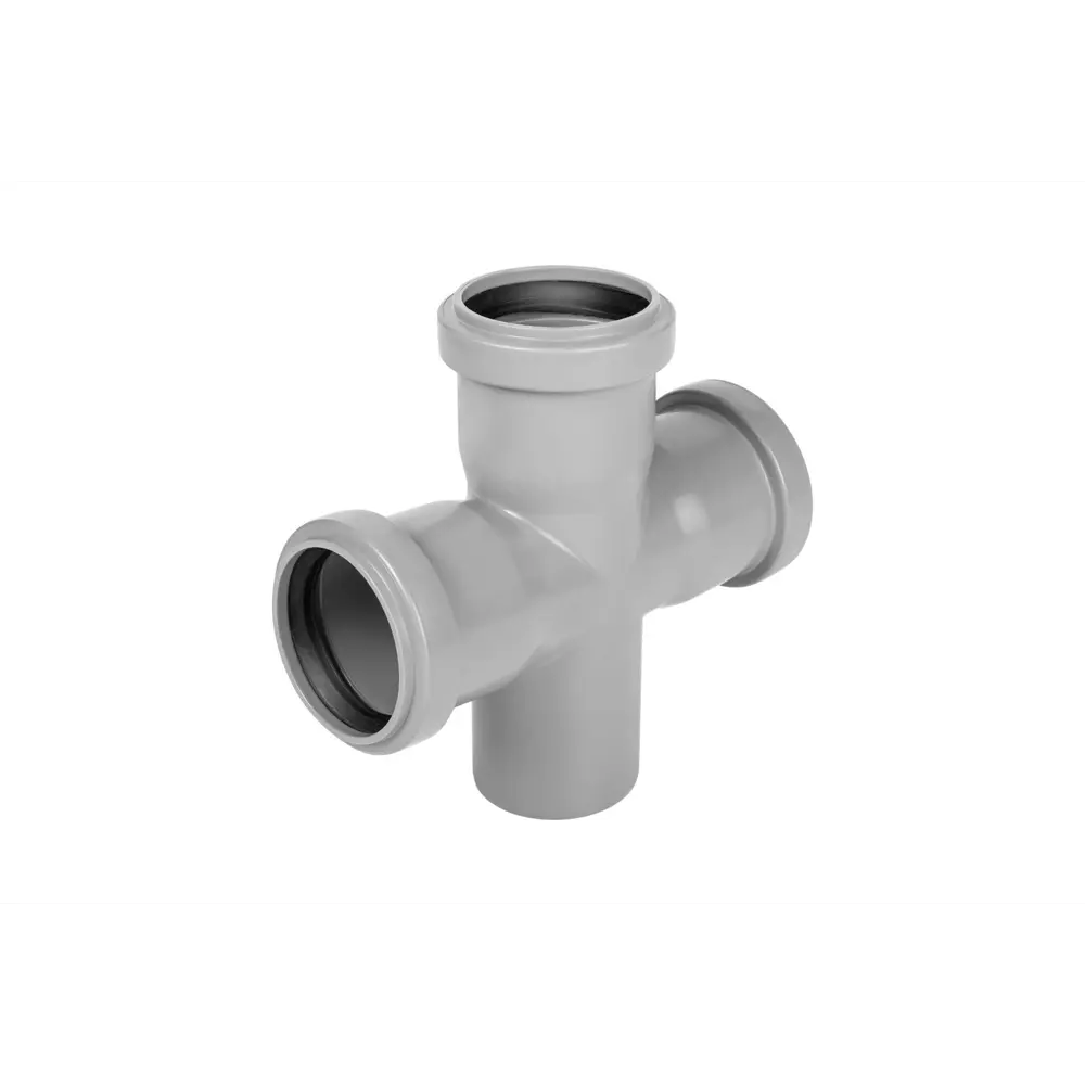 Крестовина одноплоскостная Pro Aqua 50x50x50/87° полипропилен 81952597 STLM-2192076  - Вид №1