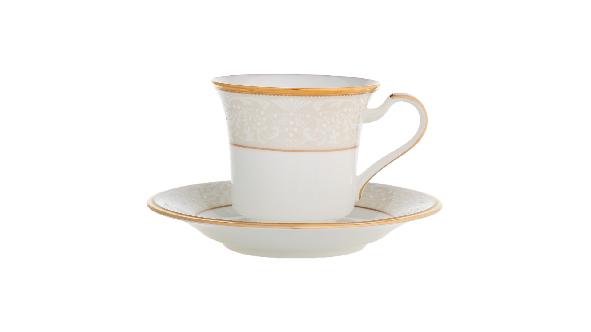 10632937 Noritake Сервиз чайный Noritake "Белый дворец" 6/15 Фарфор костяной  - Вид №1