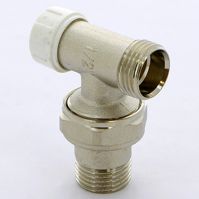 Вентиль НН угловой для радиаторов обратный с разъемным соединением ITAP 1/2" с O-ring 39712 - Вид №3