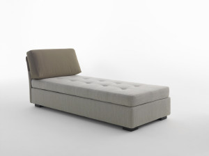 Одноместный диван-кровать из ткани