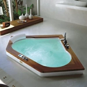 Ванна встроенная с гидромассажем Aura Corner 140 9F43-509