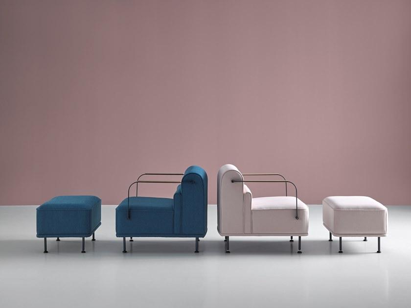 Mobboli Прямоугольный пуф из ткани Alpe sun-id-1365855 - Вид №2