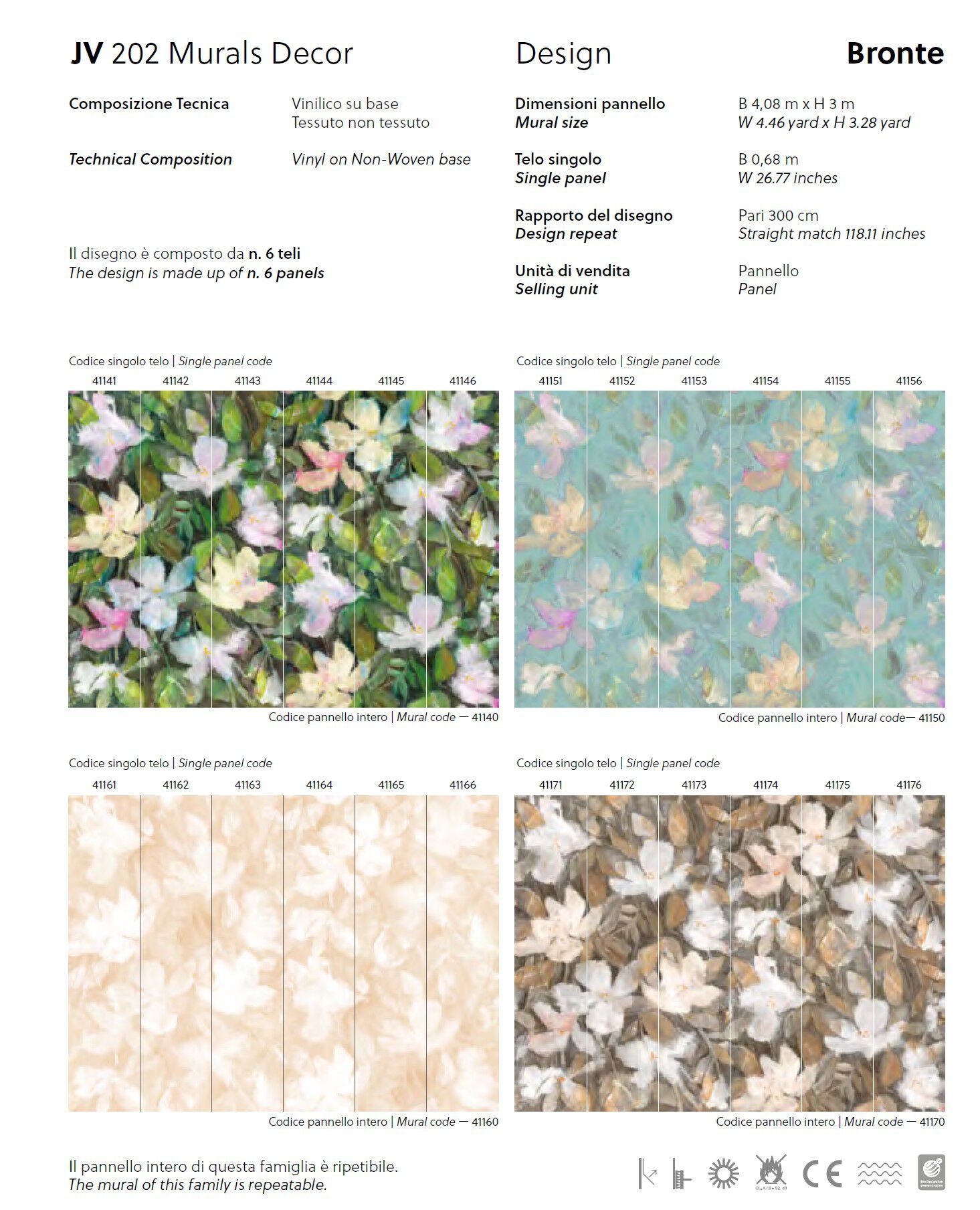 Обои с цветочными мотивами Jannelli&Volpi СП 202 MURALS DECOR ARCH-00099135 - Вид №4