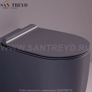 VI004D03ANTRACITEMATTCR Крышка сиденье для унитаза Simas Vignoni