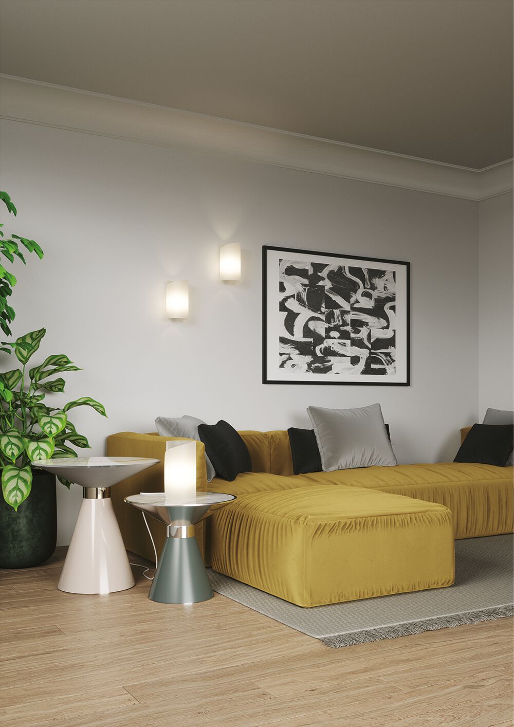 Стеклянный настенный светильник Fan Europe Lighting дизайн окружающего света ARCH-00144321 - Вид №3