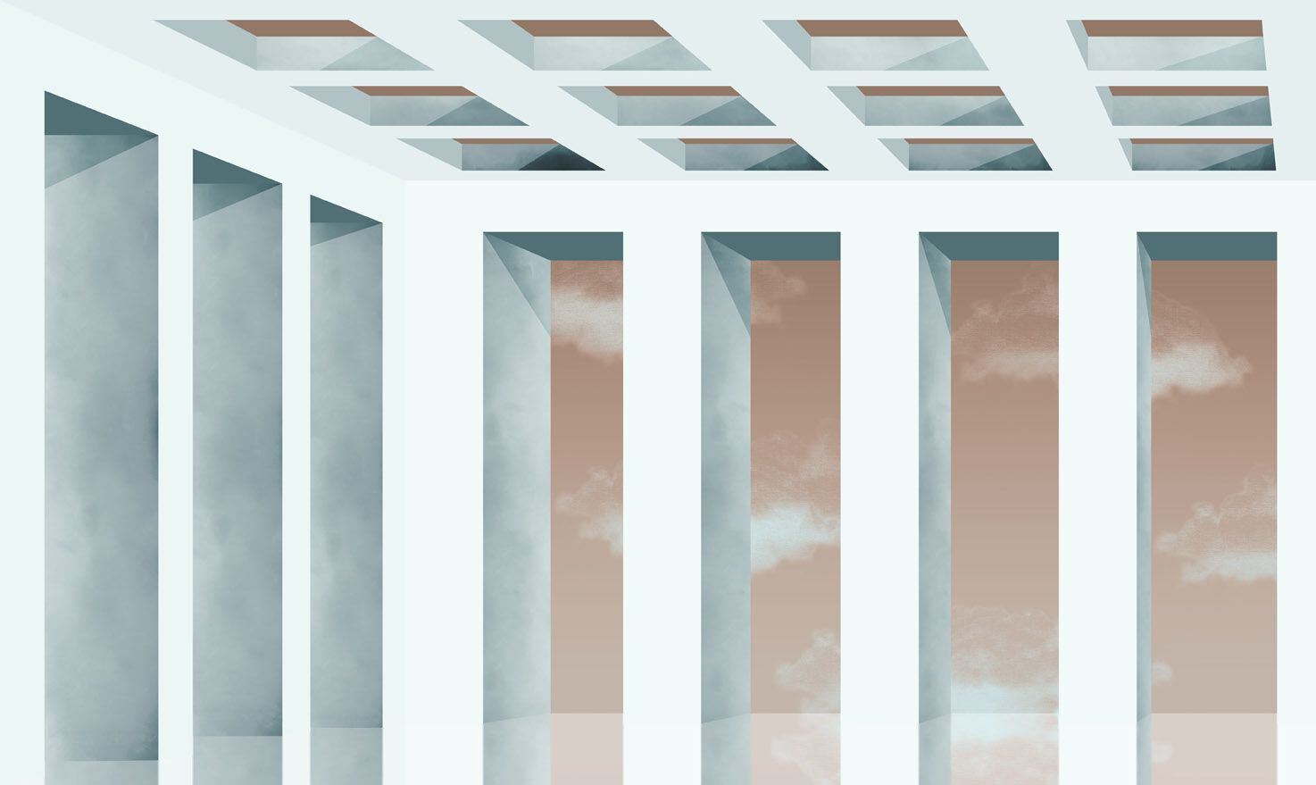 Обои с рисунком Jannelli&Volpi CLOISTER ARCH-00010909 - Вид №1